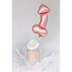 Picture of FOIL BALLOON PENIS ROSE GOLD 22 INCH
